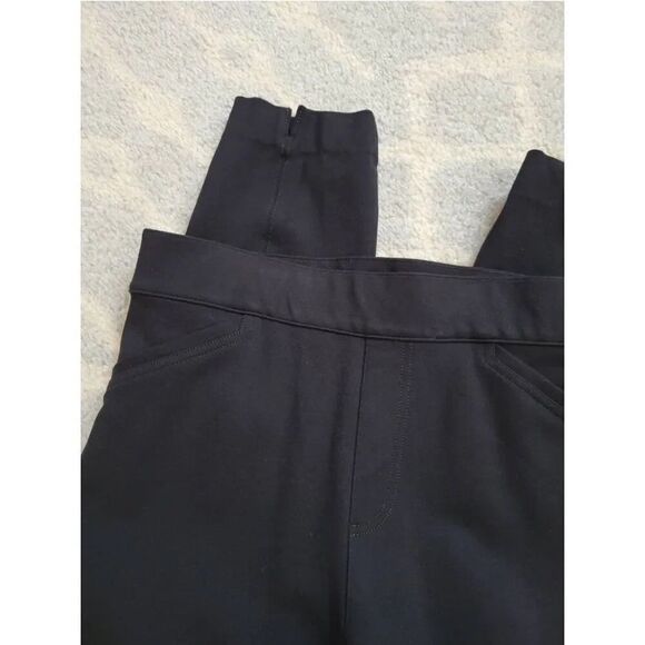 Spanx Perfect Black Pant Back Seam Skinny Pants - 20251Q Sz L - Picture 4 of 7